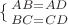 $\{{ AB=AD \atop BC=CD}$