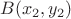 $B(x_2,y_2)$