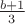 $\frac{b+1}3$