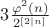 $3\frac{\varphi^2(n)}{2^{[2\mid n]}}$