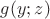 $g(y;z)$