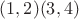 $(1,2) (3,4)$
