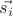 $\vec{s_i}$