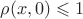 $\rho(x,0)\leqslant 1$