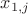 $x_{1, j}$
