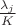 $\frac{\lambda _j}{K}$
