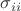 $\sigma_{ii}$