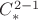 $C^{2-1}_{*}$