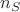 $n_S$