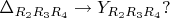 $\Delta_{R_{2}R_{3}R_{4}} \rightarrow Y_{R_{2}R_{3}R_{4}}?$
