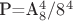 P=A_8^4/8^4