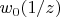 $w_0(1/z)$