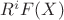 $R^iF(X)$