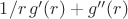$1/r\, g'(r)+g''(r)$