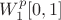 $$W^p_1[0,1]$