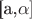 [a,\alpha]