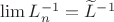 $\lim L^{-1}_n=\widetilde L^{-1}$