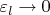 $\varepsilon_l\to0$