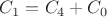 $C_1=C_4+C_0$