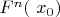 $F^n (\ x_0)$