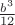 $\frac {b^3}{12}$