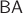 $\mathsf B\mathsf A$