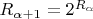 $R_{\alpha+1}=2^{R_{\alpha}}$