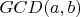 $GCD(a,b)$