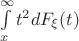 $\int\limits_x^\infty t^2 d F_\xi(t) $ $\int\limits_x^\infty t^2 d F_\xi(t) $