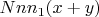 $Nnn_1(x+y)$