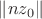 $\|nz_0\|$