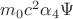 $m_0 c^2 \alpha_4 \Psi$