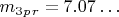 $ m_3_p_r =7.07&hellip; $