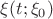 $\xi(t;\xi_0)$