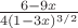 $\frac{6-9x}{4(1-3x)^{3/2}}$