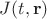 $J(t, \mathbf{r})$