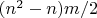 $(n^2-n)m/2$
