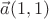 $\vec{a}(1,1)$