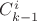 $C_{k-1}^i$