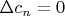 $\Delta c_n=0$