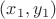 $(x_{1},y_{1})$