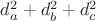 $d_a^2+d_b^2+d_c^2$