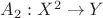 $A_2:X^2\to Y$