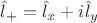 $\hat l_{+}= \hat l_x+i \hat l_y$