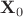 ${\bf X}_0$