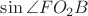 $\sin{\angle{FO_2B}}$