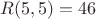 $R(5,5)=46$