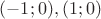 $(-1;0),(1;0)$