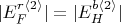 $|E_F^{r \langle 2 \rangle}| = |E_H^{b \langle 2 \rangle}|$