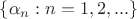 $\{\alpha_n:n=1,2,...\}$